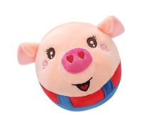 ZEPFJHE Juguete vibrador recargable para perros, bola interactiva de hámster de felpa con rebote y efectos de sonido, juguete para perros al aire libre