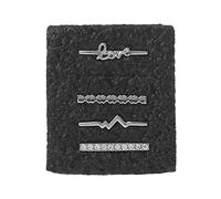 ZEPFJHE Kit de fabricación de joyas de aleación para reloj inteligente, correa de elegante zapato Accs Vale, bowknot, Zinc aleado