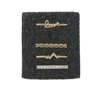 ZEPFJHE Kit de fabricación de joyas de aleación para reloj inteligente, correa de elegante zapato Accs Vale, LOVE, Zinc aleado