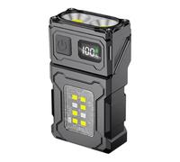 ZEPFJHE Linterna LED de múltiples modos con batería de 800 mAh que proporciona una iluminación estable al aire libre con textura para luz recargable al aire libre