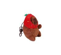 ZEPFJHE Llavero de peluche de animal dulce con colgante de bolsa suave con estilos de fresa, ideal para pérdida de llavero portátil, Fresa
