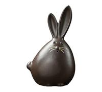 ZEPFJHE Lovely Rabbits Tés para mascotas hechos a mano con arcilla de uva de primera calidad para decoración artística de ceremonias y decoración del hogar, conejos y mascotas