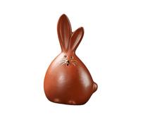 ZEPFJHE Lovely Rabbits Tés para mascotas hechos a mano con arcilla de uva de primera calidad para decoración artística de ceremonias y decoración del hogar, conejos y mascotas