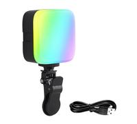 ZEPFJHE Luz profesional de llenado de teléfono 3000K-6500K, sistemas de montaje ajustables para smartphone, accesorios de fotografía, luz LED profesional de video con soportes de zapata fría