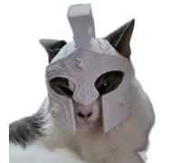 ZEPFJHE Maquillaje para mascotas, casco de centuriones romanos, tocado de gatos históricos, para jugar creativamente, actividades para entretener, juego de rol, casco romano