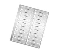 ZEPFJHE Máquina de agujeros redondos precisos con cortador de manualidades de 20 tamaños y mango de perforación para modelado arquitectónico, manualidades, uso de proyectos de manualidades