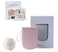 ZEPFJHE Máquina etiquetadora portátil D11 con cinta, impresora térmica de etiquetas D11, impresión adhesiva recargable