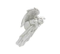 ZEPFJHE Marco de ventana angélico, elegante escultura de resina, marcos de puerta para decoración del hogar, amantes del arte y diseñadores de interiores, estatua angélica