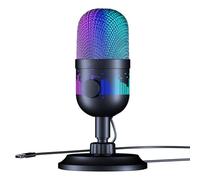 ZEPFJHE Micrófono USB con sonido claro y luces LED adecuado para juegos y podcasting en PC, micrófono señalador en forma de corazón