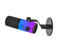 ZEPFJHE Micrófono USB para PC con sonido de estudio, iluminación de color, control rápido de sensibilidad, a prueba de golpes, micrófono USB de color para juegos de PC