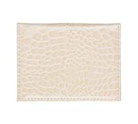 ZEPFJHE Moderna cartera de piel sintética para tarjetas, ligera, tamaño de bolsillo, con capacidad para almacenamiento práctico para entusiastas de la moda, Gris rosado pálido, Mass Beauty