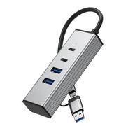ZEPFJHE Multi Puerto USB 3.2 Adaptador 10 Gbps para Dispositivos Tipo C Juegos Tabletas Teclados Desktops Smartphones
