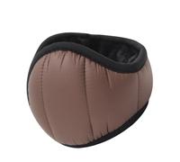 ZEPFJHE Orejeras gruesas y cálidas para mujeres y hombres, unisex, resistentes al viento, para actividades al aire libre, deportes, ciclismo, esquí, accesorios de felpa, café, Talla única