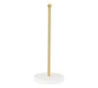 ZEPFJHE Organizador de pinzas para el pelo que ahorra espacio, marco de metal resistente con base de madera, estante de almacenamiento decorativo para niñas y mujeres, organizador de accesorios para