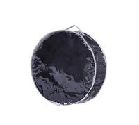 ZEPFJHE Organizador vertical de decoración navideña, bolsa de almacenamiento de PVC transparente con sistemas de gancho para colgar, para festivales, coronas, conservación, contenedor de decoración a