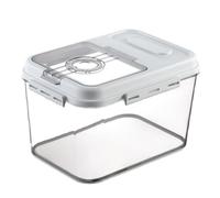 ZEPFJHE Organizadores de almacenamiento de arroz, caja de arroz con tapa para encimera de cocina para pan casero, tostadas y suministros de cocina