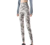 ZEPFJHE Pantalones de fitness elásticos sin costuras de talle alto con control de vientre, 7/8 de longitud, mallas de gimnasio para mujeres activas, pantalones cortos de entrenamiento