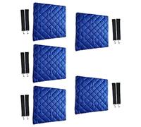 ZEPFJHE Paquete de 5 bolsas térmicas para transporte de alimentos, diseño de poliéster plateado, accesorio para conductor de entrega y vendedores del mercado bolsa térmica, c, Talla única