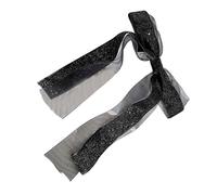 ZEPFJHE Pasador para el pelo con lazo negro, elegante adorno para el pelo, accesorio para el cabello para mujer