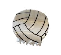 ZEPFJHE Pasador para el pelo para mujeres y niñas, diseño de fútbol, horquilla para el pelo