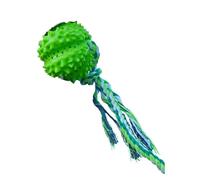 ZEPFJHE Pelota Durian para masticar mascotas, alimentadores lentos seguros para alimentación lenta e higiene, entrenamiento al aire libre, juguete masticable para perros, juguete de salud para