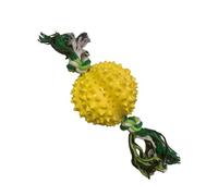 ZEPFJHE Pelota Durian para masticar mascotas, alimentadores lentos seguros para alimentación lenta e higiene, entrenamiento al aire libre, juguete masticable para perros, juguete de salud para