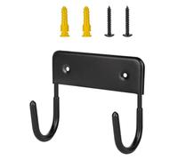 ZEPFJHE Percha para tabla de planchar que ahorra espacio, para colgar en la pared, textura de aleación, ideal para almacenamiento vertical en armarios o detrás de puertas, gancho para tabla de