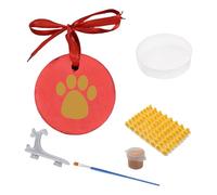 ZEPFJHE Pet Paws Print Impressions Set crea recuerdos duraderos con arcilla suave y soporte protector de exhibición para gatos y papás