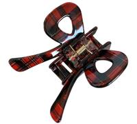 ZEPFJHE Pinza para el pelo para mujeres y niñas, con forma de lazo, pasadores, tocados, acetato, pinza de garra colorida, adorno de resorte