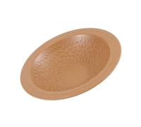 ZEPFJHE Plato de baño grande para reptiles, lagartos, ranas, anfibios, hábitats, decoración de tortugas, bañera, bebedero