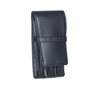 ZEPFJHE Plumas estilográficas retro para estuche, bolsa de lápices, 3 ranuras, soporte para escritura, accesorios, estuche transparente, Black