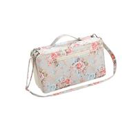 ZEPFJHE Portalápices multifuncionales de gran capacidad, bolsa de transporte con 120 ranuras, funda de transporte con correa para el hombro, estuche de poliéster, Lácteo