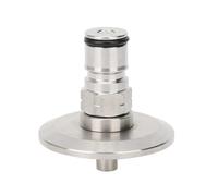 ZEPFJHE Poste de bola con conexión de abrazaderas triples de 1.5 pulgadas, accesorios para equipos de elaboración, diseño fácil de desmontar, accesorio de acero y acero