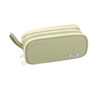 ZEPFJHE Práctico estuche simple para lápices, gran capacidad, estuche para bolígrafos, bolsa estética, bolsa organizadora, práctica, simple, gran capacidad, Green