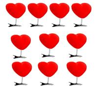 ZEPFJHE Preciosa pinza para el pelo con forma de corazón para festivales de música, fiestas de cumpleaños, San Valentín, celebraciones, pasadores, para adultos, decoración para el cabello