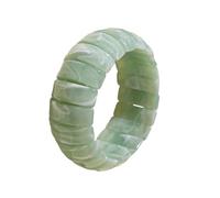 ZEPFJHE Pulsera acrílica con círculos geométricos retro, diseño vintage, ligero, elegante, accesorio de muñeca para mujer, adorno artístico de muñeca degradado, talla única, como se describe