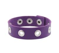 ZEPFJHE Pulsera de cuero para mano, joyería gótica, elegante correa de cuero única para mujer, hombre, pareja gótica, talla única, como se describe