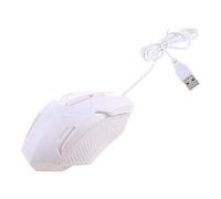 ZEPFJHE Ratón ergonómico con botón LED de 1000 DPI USB para computadora con retroiluminación para PC portátil