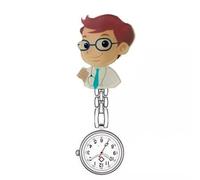 ZEPFJHE Reloj de bolsillo para enfermeras de aleaciones ligeras con función de fijación de clip fácil para médicos y enfermeras en entornos clínicos, cronometraje preciso. Reloj de enfermera