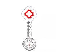 ZEPFJHE Reloj de bolsillo para enfermeras de aleaciones ligeras con función de fijación de clip fácil para médicos y enfermeras en entornos clínicos, cronometraje preciso. Reloj de enfermera, M