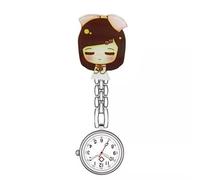 ZEPFJHE Reloj de bolsillo para enfermeras de aleaciones ligeras con función de fijación de clip fácil para médicos y enfermeras en entornos clínicos, cronometraje preciso. Reloj de enfermera, Hermosa