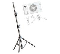 ZEPFJHE Sistemas de iluminación fotográfica de 40 W con tamaño compacto | Salida de 14000 Lux con soporte general muy brillante para vloggers con amplia temperatura de color