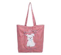 ZEPFJHE Sofisticado bolso de hombro para perro, espacioso bolso de lona en las axilas, correa cómoda para estudiantes y trabajadores de oficina