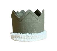 ZEPFJHE Sombrero de perla, accesorios de fotografía para niños, accesorios de sesión de fotos, fiesta de cumpleaños, corona