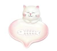 ZEPFJHE Soporte de bandeja de jabón de drenaje rápido para fregadero de baño, fácil de instalar, antideslizante, jabonera de ducha