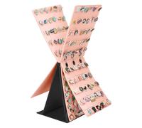 ZEPFJHE Soporte de exhibición de broches de fieltro resistente con diseños giratorios que ahorra espacio, escaparate de mesa para accesorios de joyería, exhibición de broches