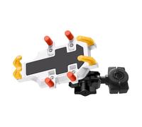 ZEPFJHE Soporte para teléfono de bicicleta multiuso, base giratoria de 360 grados, mecanismo universal de liberación rápida para ciclismo de carretera, a prueba de golpes, soporte de teléfono