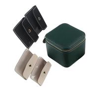 ZEPFJHE Soporte portátil para joyas con 4 bolsas de joyería, prácticos organizadores para mujer, adecuado para viajar, contenedor de mujer, talla única, como se describe