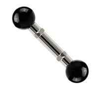 ZEPFJHE Soporte universal para dispositivos para teléfonos y tabletas con doble cabezal de bola ajustable, agarre antideslizante flexible