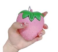 ZEPFJHE Strawberry - Ratón óptico pequeño con cable USB, para juegos de computadora, para niñas, Navidad